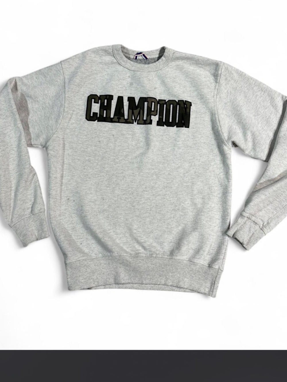 Champion grey crewneck sweatshirt Size S